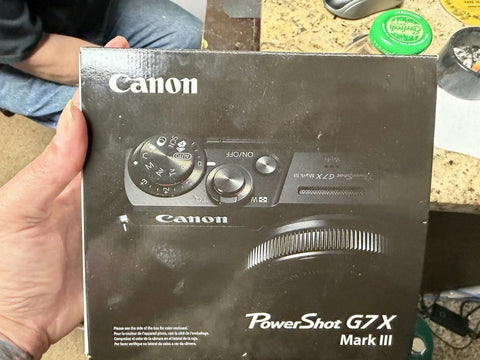 Canon PowerShot G7 X Mark III 20.1MP 4.2x Zoom 4K Wi-Fi Bluetooth Black Camera