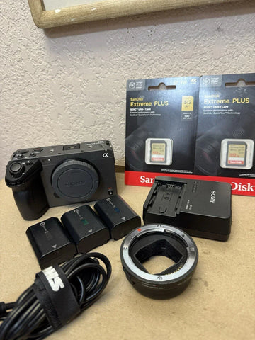 Sony Alpha ILME-FX3 Full-Frame Cinema Camera – Includes Extras