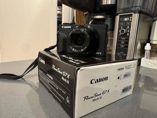 Canon PowerShot G7 X Mark III 20.1MP 4.2x Zoom Digital Camera w/ Accessories