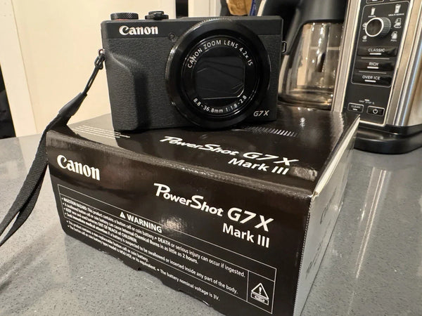 Canon PowerShot G7 X Mark III 20.1MP 4.2x Zoom Digital Camera w/ Accessories